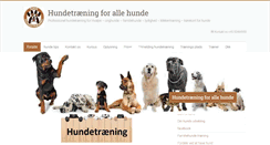 Desktop Screenshot of hundehold.dk